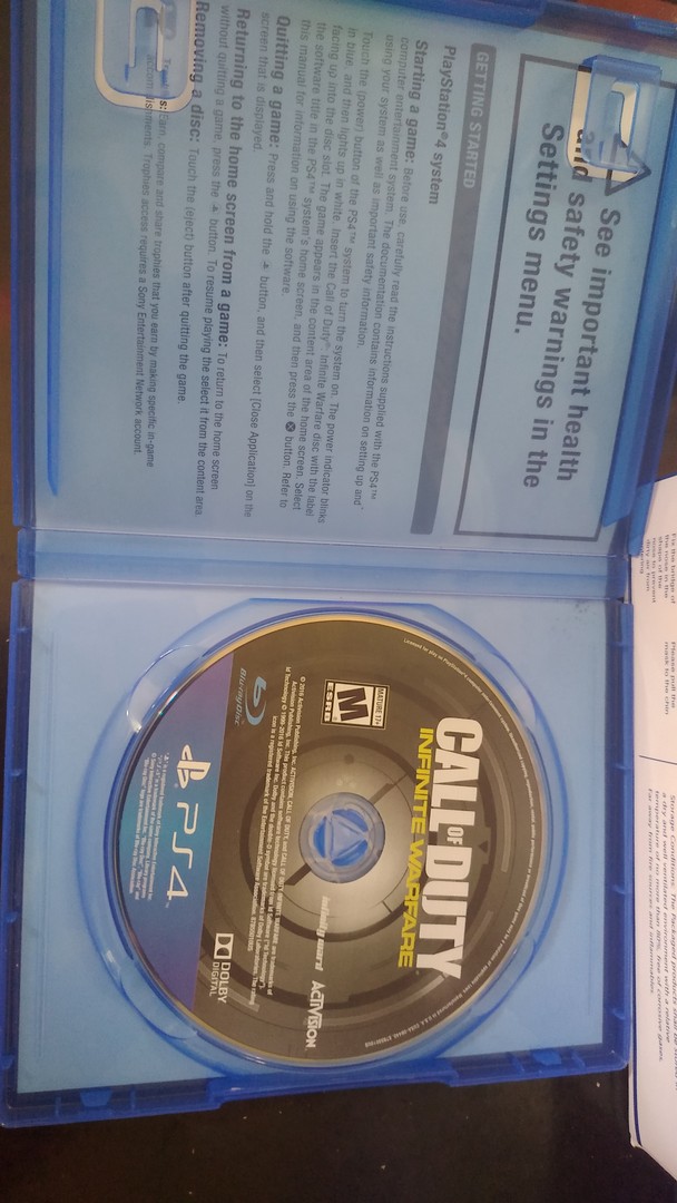 consolas y videojuegos - Call of Duty Infinity warfare PS4