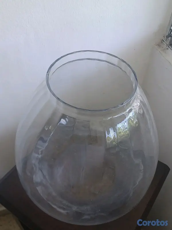 decoración y accesorios - Jarrón de vidrio grande 2