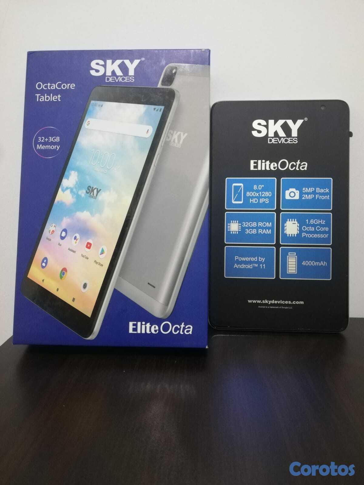 celulares y tabletas - TABLET SKY DEVICES ELITE OCTA 8" 32GB  3