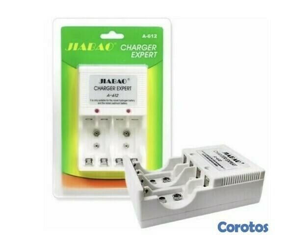 accesorios para electronica - Cargador para pilas bateria 9V AA AAA doble a y tr