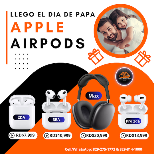 accesorios para electronica - Audífonos Apple AirPods Nuevos Sellados