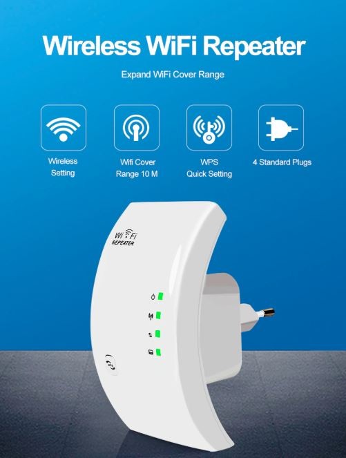 otros electronicos - Repetidor Wifi 300 Mbps WR01 1