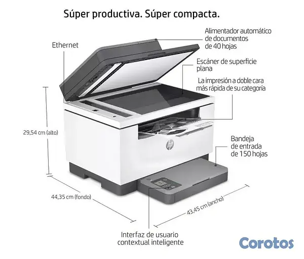 impresoras y scanners - MULTIFUNCTION LASER HP DUPLEX - WIRELESS AC ( COPIER / PRINTER / SCANNER )  2