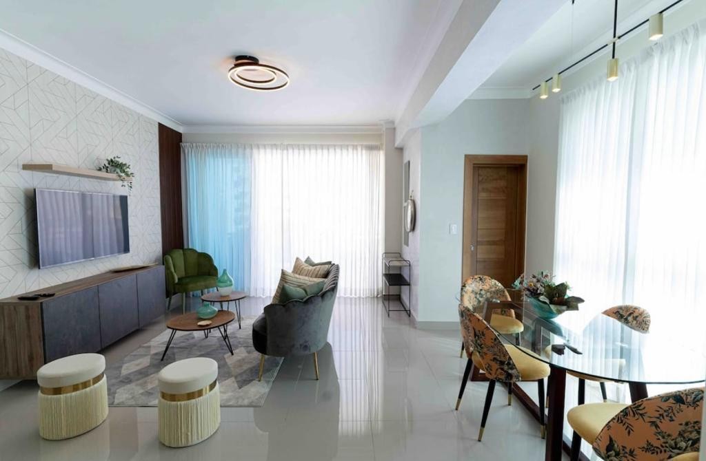 apartamentos - Apartamento amueblado full en alquiler en Evaristo Morales 2