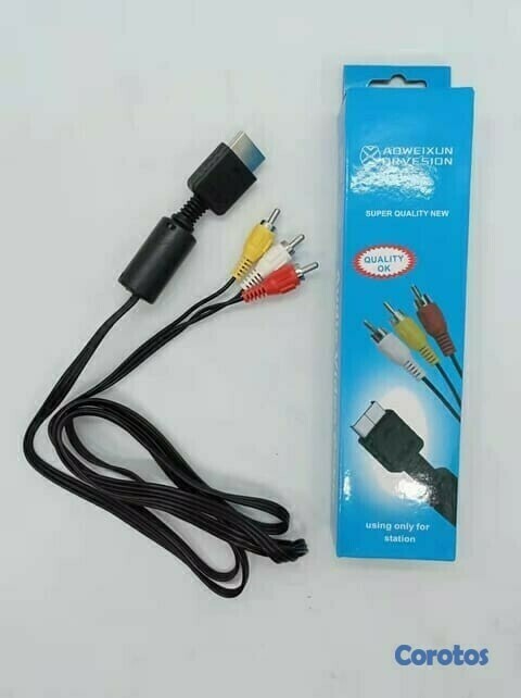 accesorios para electronica - Cable RCA para Play Station PS1 PS2 PS3 1