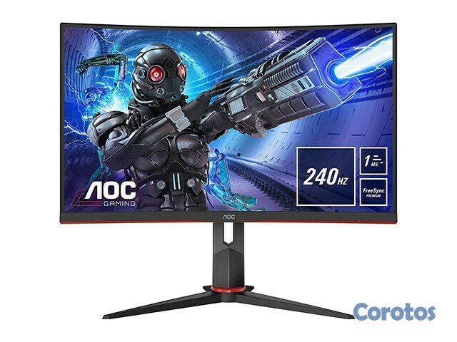 computadoras y laptops - MONITOR AOC 32 pulgadas GAMING CURVO 1500R VA, FHD 1920X1080, 240 HZ LED, 4MS  1