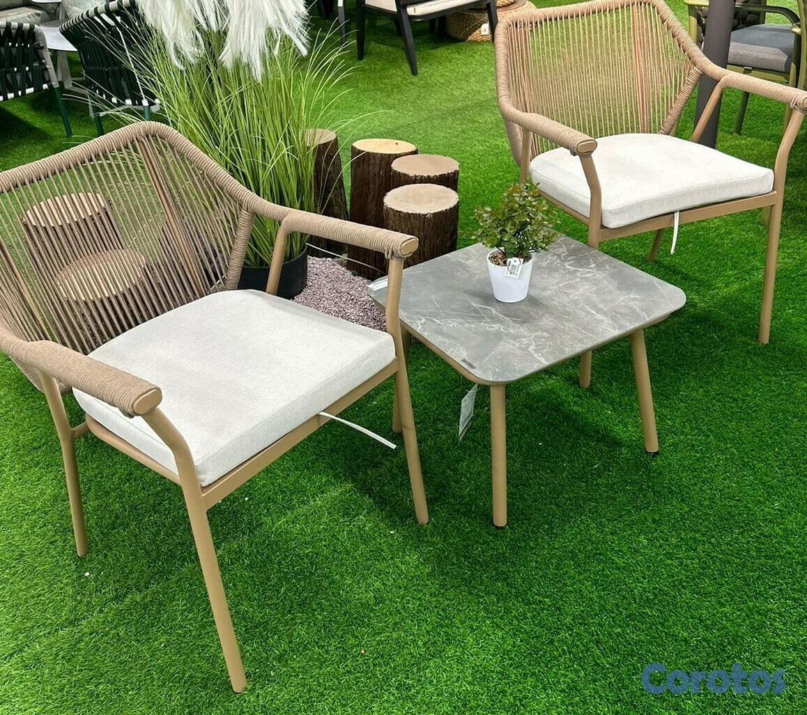 muebles y colchones - Juego de terraza para dos  1
