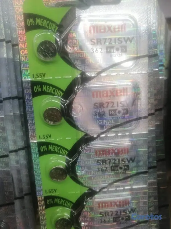 accesorios para electronica - Cajas pilas 377 371 y mas de marca Maxell original 8