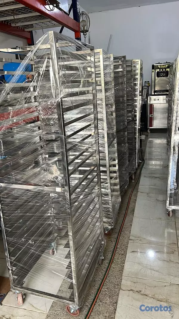 equipos profesionales - CARRITOS DE PANADERIA DE 20 Y 36 PORTA BANDEJAS  3