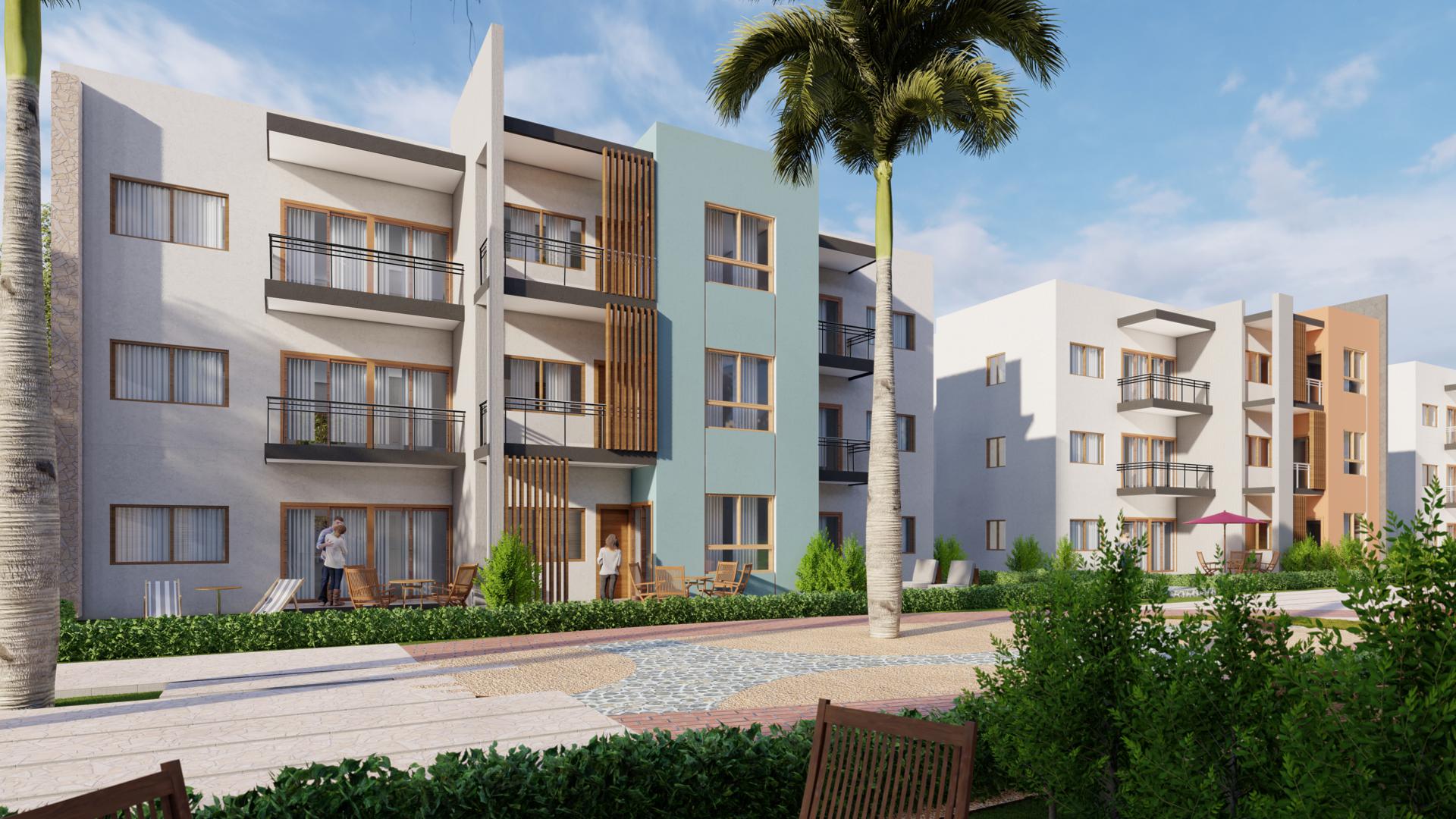 apartamentos - Proyecto de apartamentos de 1 a 2 habitaciones en Bávaro