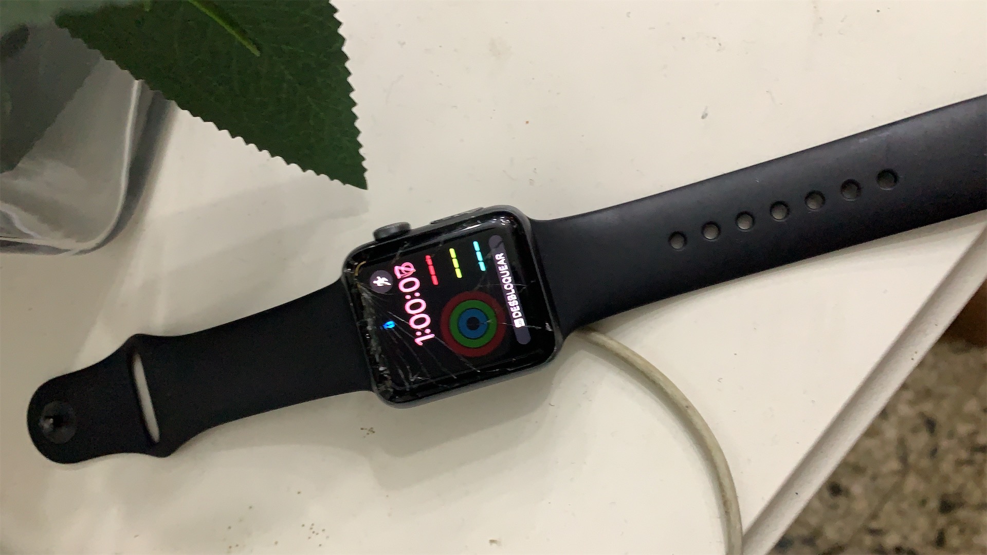 otros electronicos - Apple Watch serie 3 pantalla rota