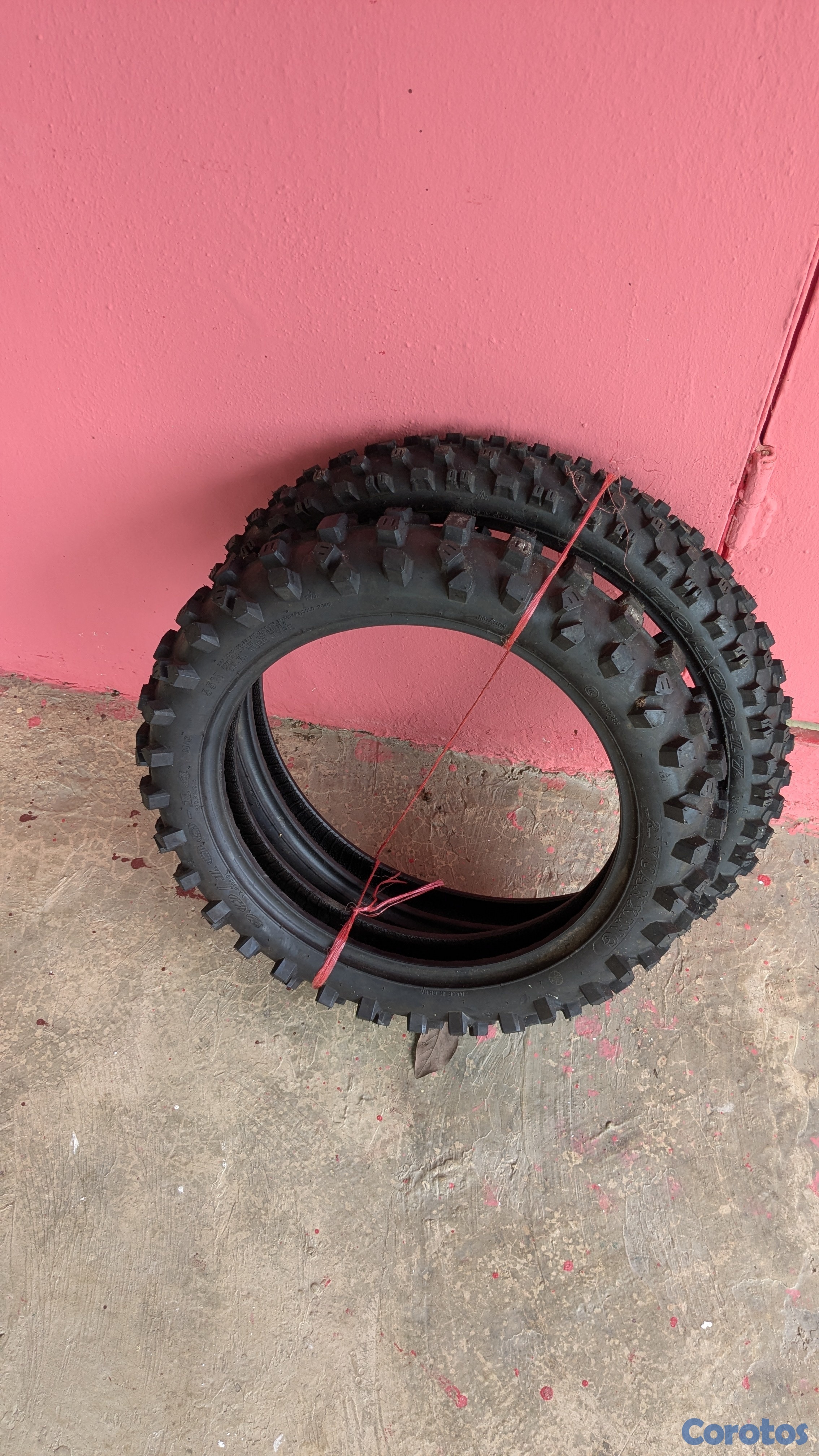 motores y pasolas - Goma de taco para moto cross 1