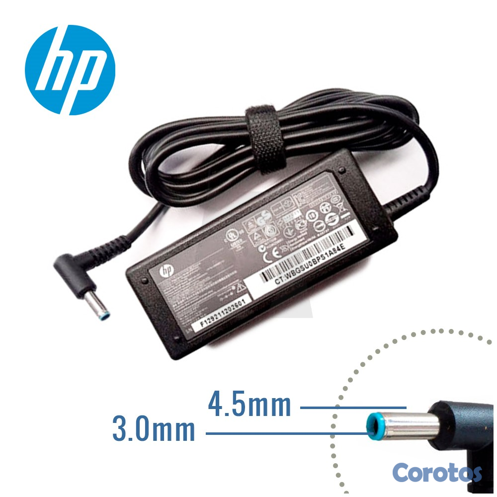 computadoras y laptops - Cargador Original HP 45W 19.5V 2.31A (Conector 4.5