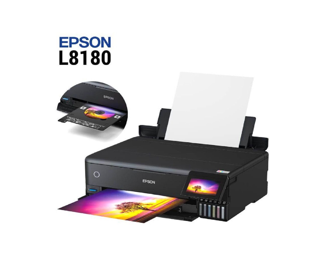 impresoras y scanners - IMPRESORA EPSON ECOTANK L8180 FOTOGRÁFICA A3+ - WIFI SISTEMA DE BOTELLA DE TINTA 0
