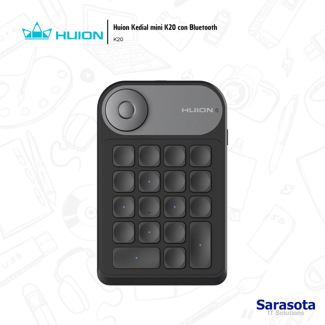 accesorios para electronica - Huion Kedial mini K20 con Bluetooth 