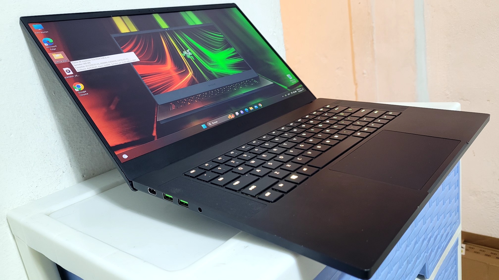 computadoras y laptops - Razer blade 15 Pulg Core i7 8va Ram 16gb ddr4 Disco 1TB SSD nVidea Gtx 1060 6gb  1