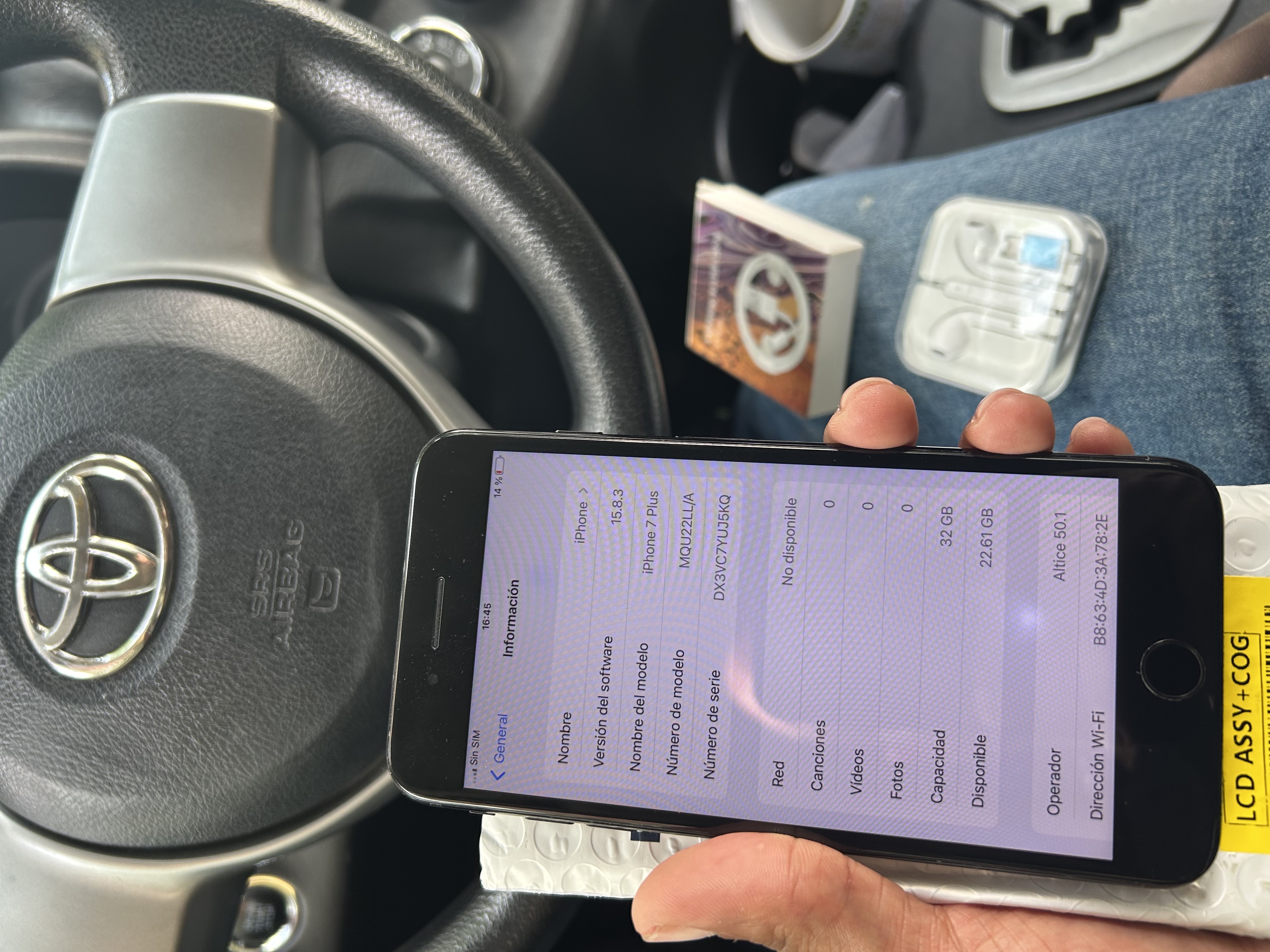 celulares y tabletas - iPhone 7 Plus de 32GB baypass full 1