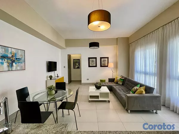apartamentos - Apartamento en Alquiler en Piantini Amueblado de U 5
