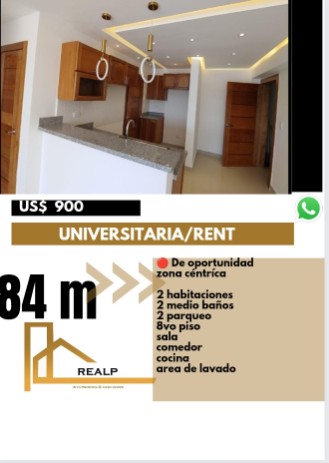 apartamentos - Hermoso apartamento de 2 habitaciones