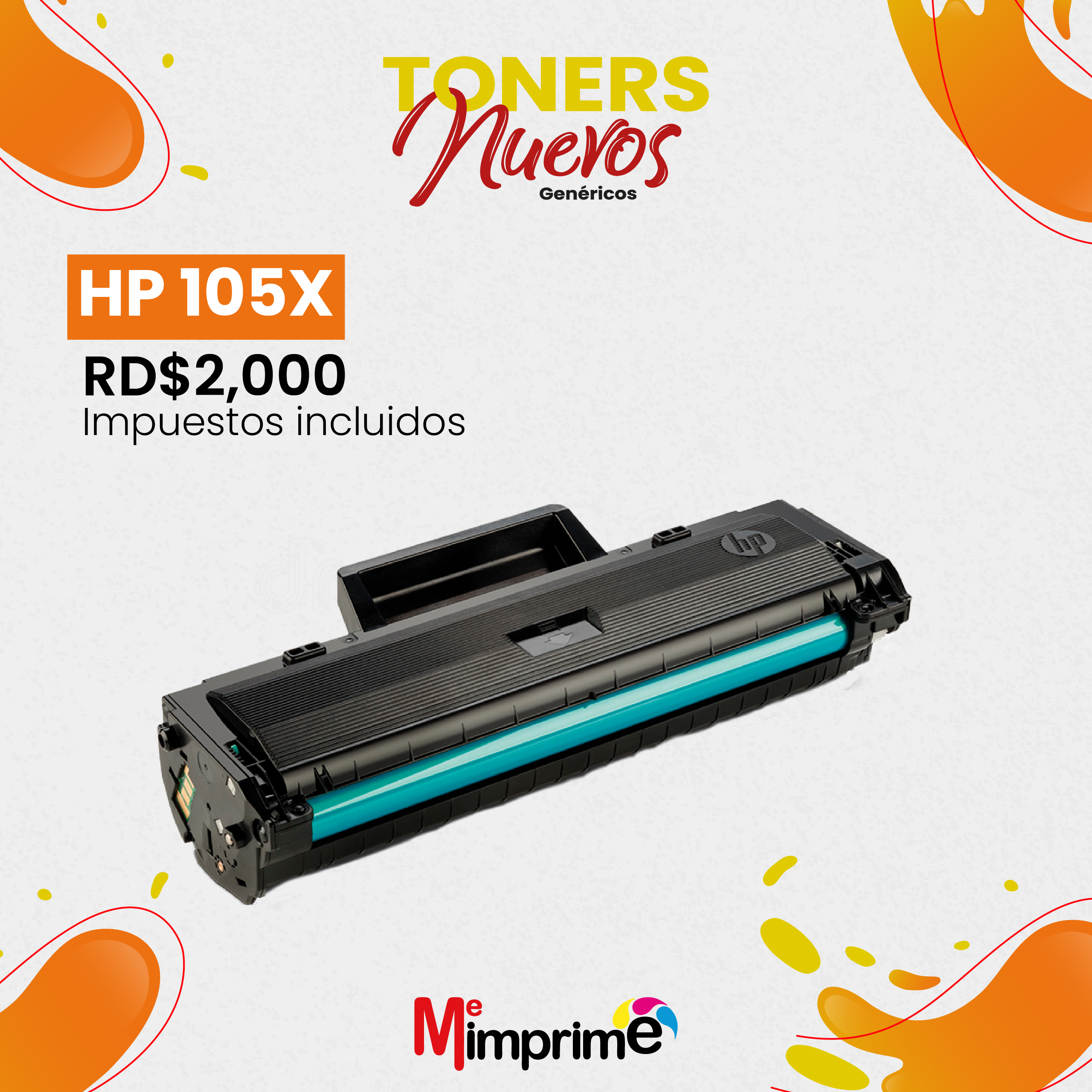 impresoras y scanners - Toner Generico HP 105X