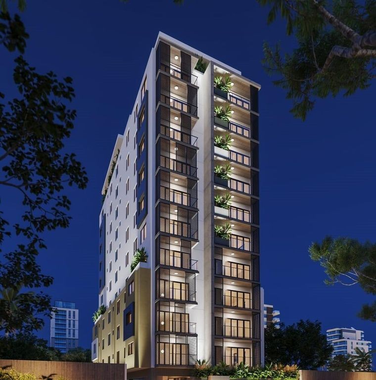 apartamentos - Apartamento en venta #24-1008 piscina, balcón, terraza, planta electrica. 6