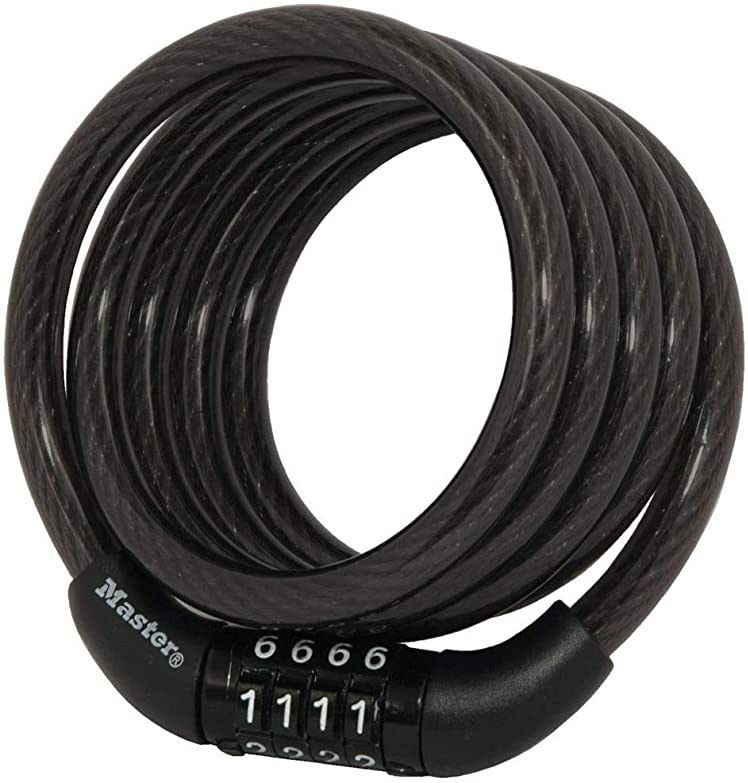 Cable de seguridad Master Lock 8143D, color negro