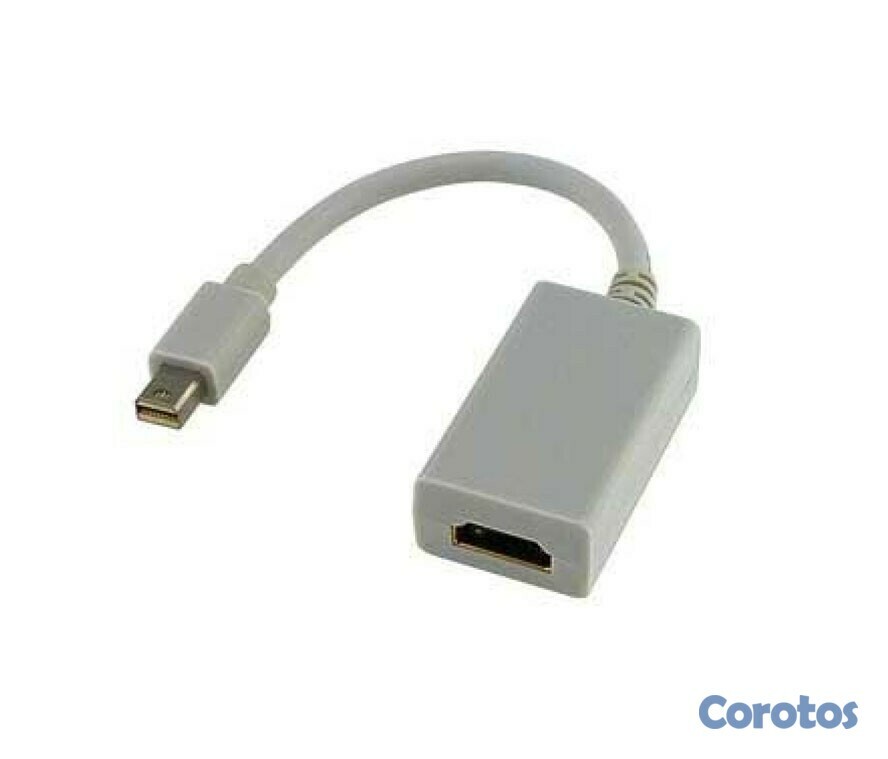computadoras y laptops - ADAPTADOR CONVERTIDOR MINI DISPLAYPORT A HDMI HEMBRA 1