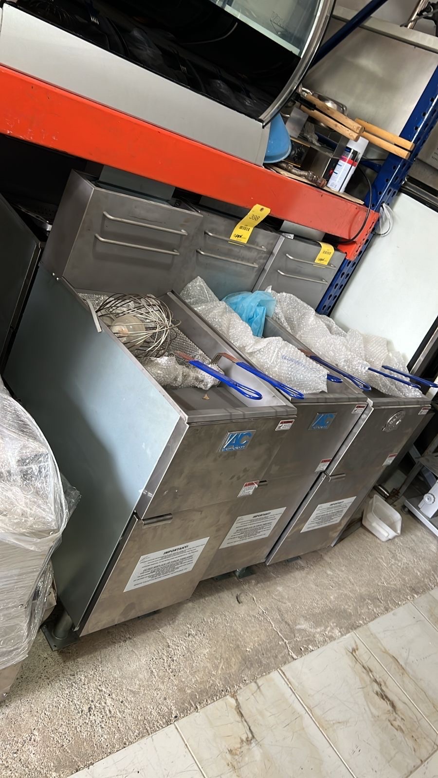 construccion e industrial - Freidoras Americanas de 2 canastos 40L (Nuevas)  2