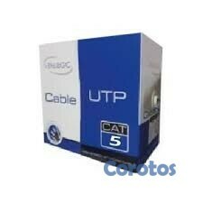 computadoras y laptops - Caja Cable De Red Venlogic Cat 5 1000 Pies, CCA Color Gris UTP cat5