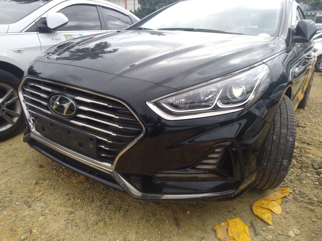 carros - HYUNDAI SONATA NEW RISE 2019 NEGRO  2