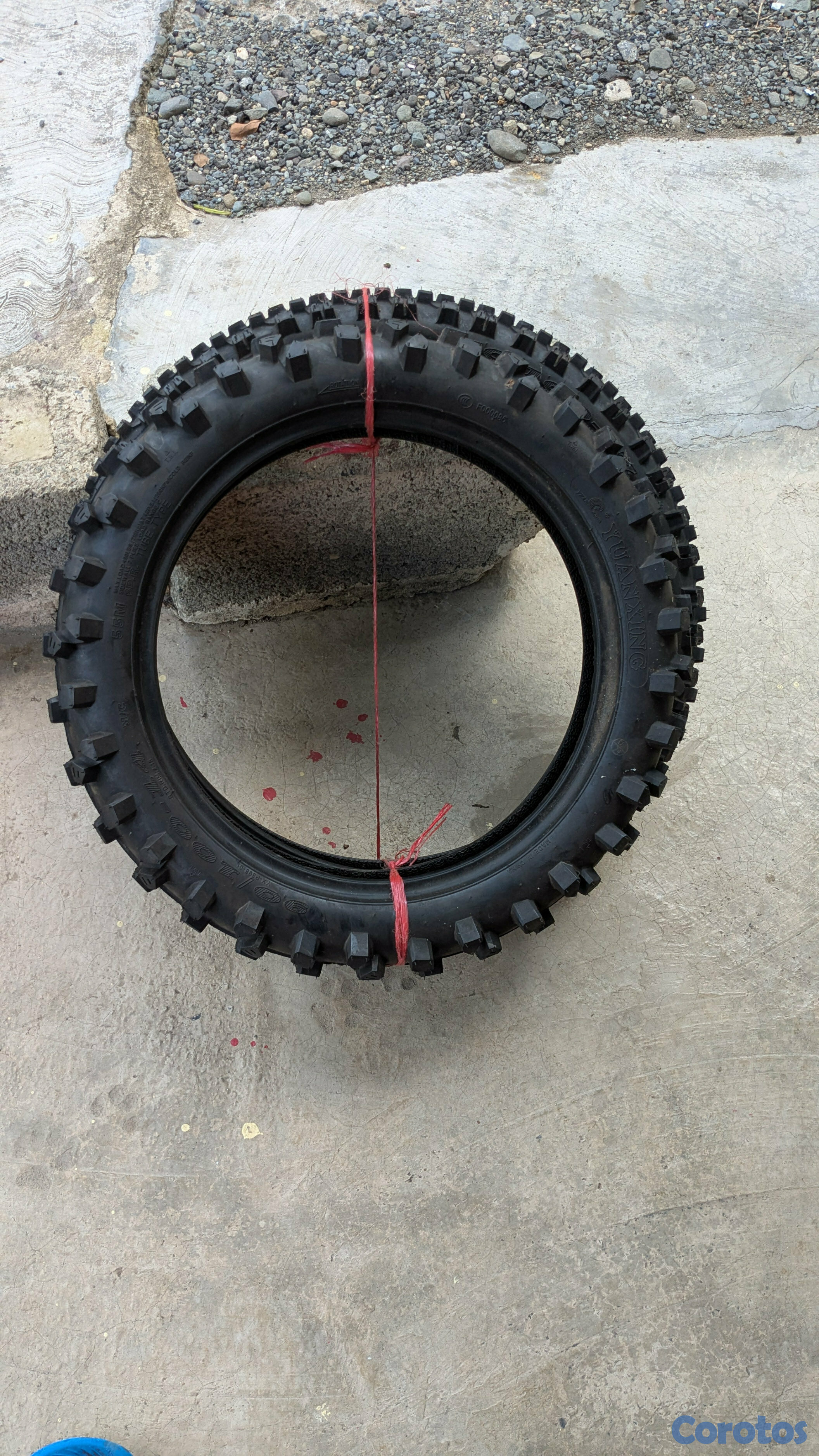 motores y pasolas - Goma de taco para moto cross 2