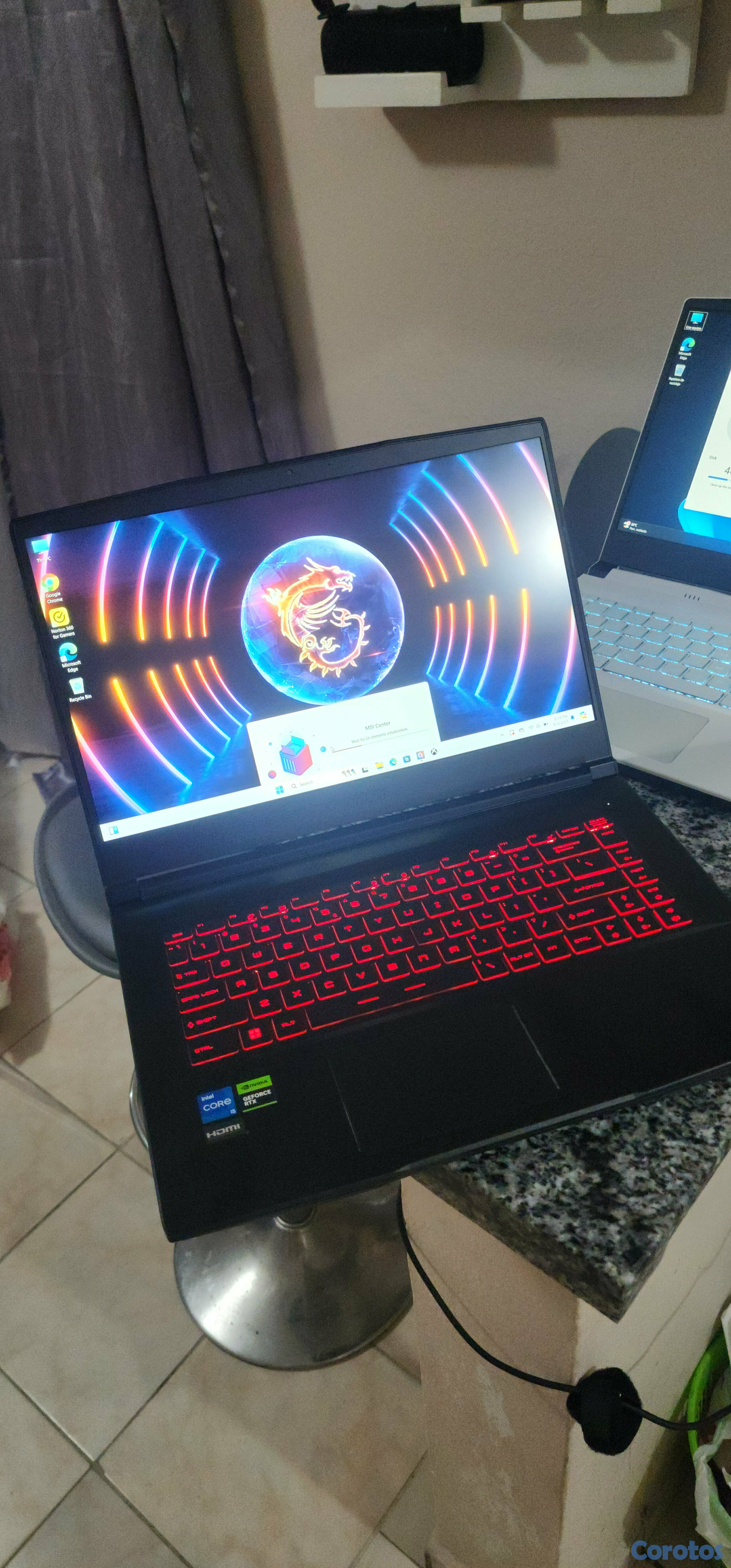computadoras y laptops - msi gaming i5 12th RTX 2050 1tb 144hz  1