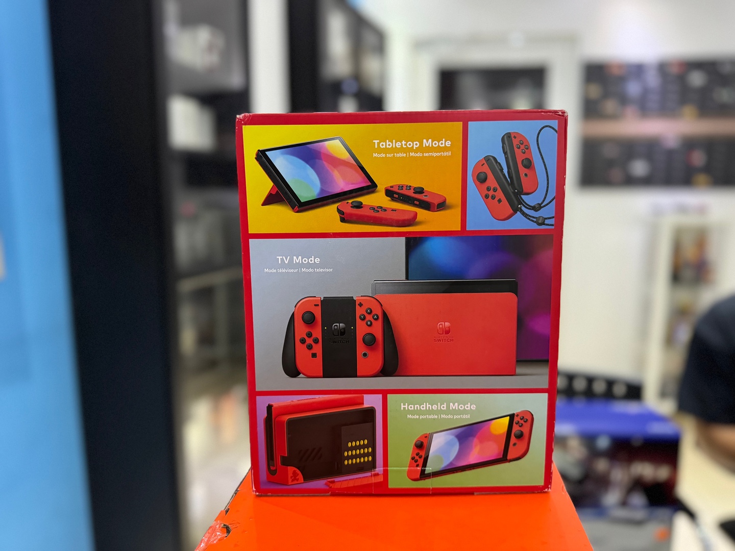 consolas y videojuegos - Consola Nintendo Switch OLED Version Mario Bros Sellado Garantía RD$ 19,400 NEG 2