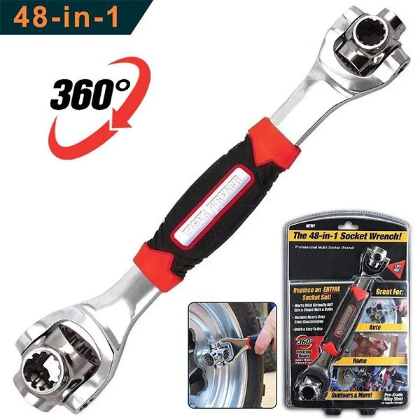 herramientas, jardines y exterior - LLAVE MULTIFUNCIONAL UNIVERSAL 48 EN 1 HS-LF-2 3