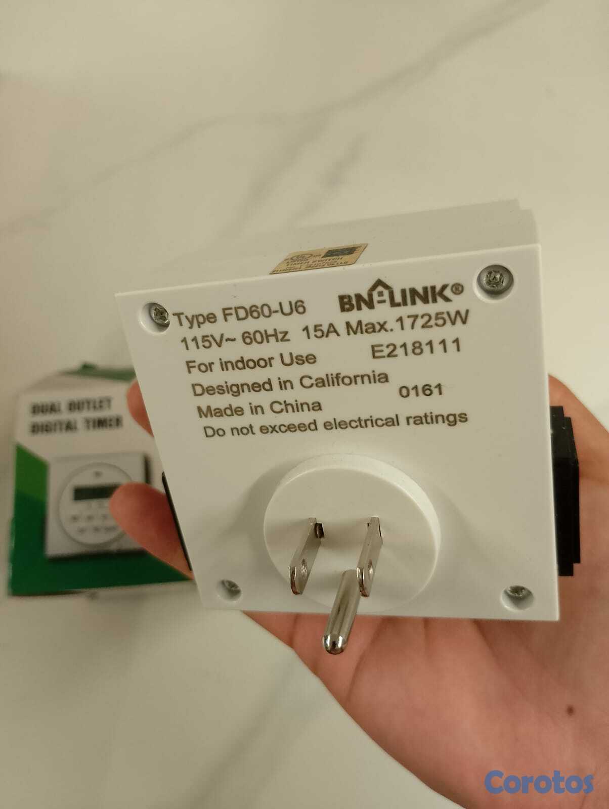 otros electronicos - Tomacorriente timer 7