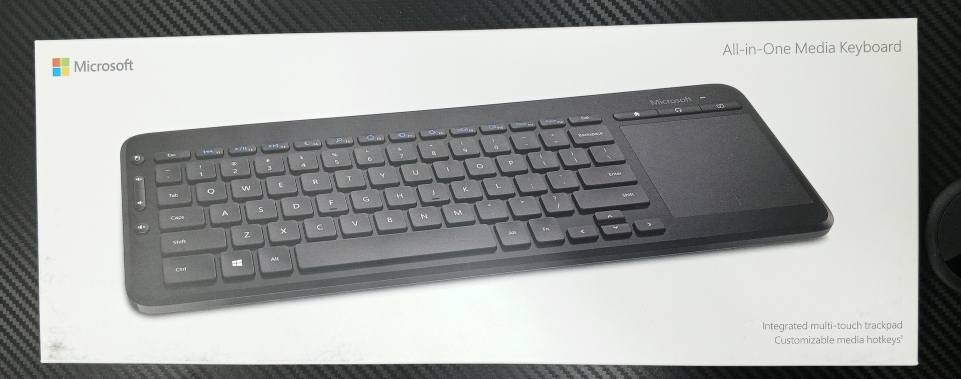 computadoras y laptops - Teclado Microsoft All-in-One Media Keyboard 0