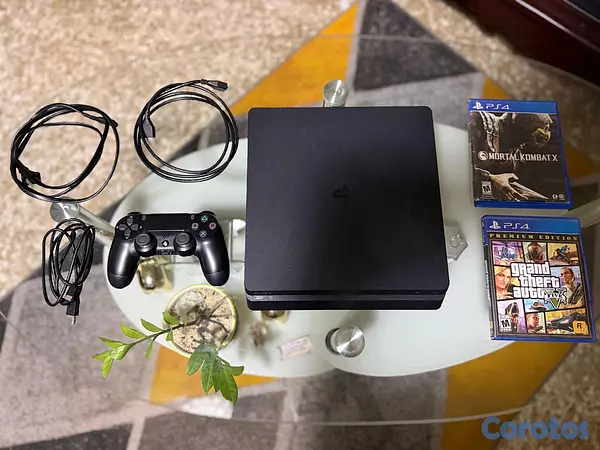 consolas y videojuegos - PS4 Slim 1TB - 2 juegos incluidos🎮 7