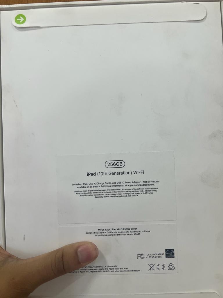 celulares y tabletas - iPad 10th Generacion de 256gb Wi-Fi Sellada  1