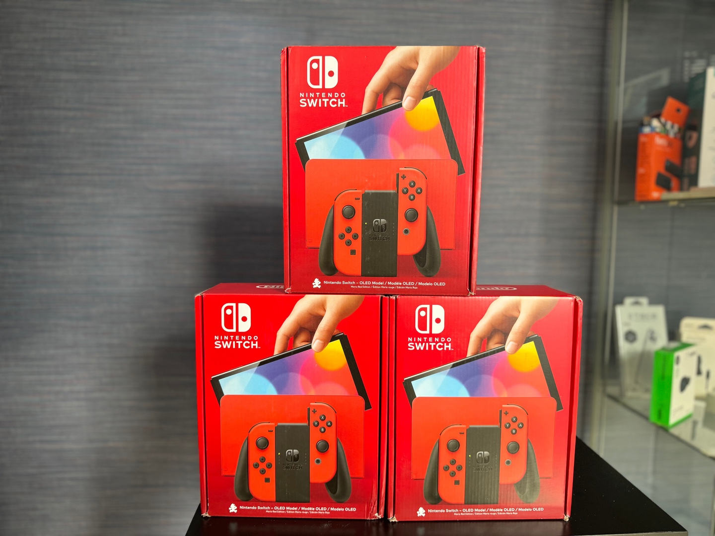 consolas y videojuegos - Nintendo Switch OLED Version Mario Bros Sellado Garantía 
