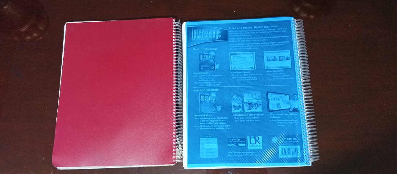 libros y revistas - Interchange Fourth Edition de Color Rojo y  Azul 1