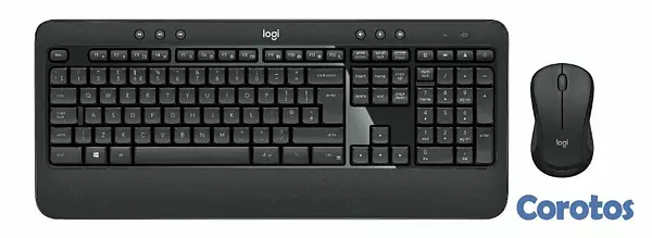 computadoras y laptops - TECLADO MOUSE LOGITECH MK540 USB WIRELESS RECEIVER 2.4GHZ WIRELESS, 10M 2