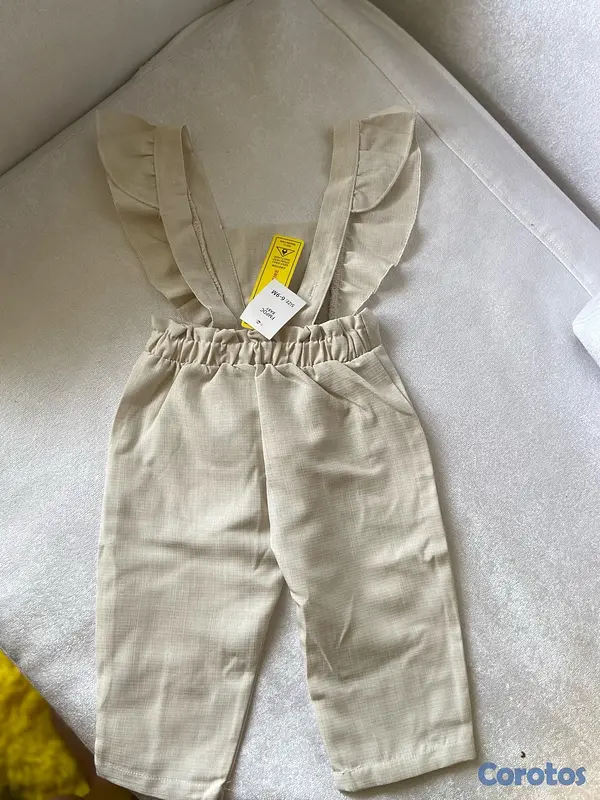 ropa y zapatos - enterizo para bebés 6-18 meses en tela de lino 600$ pesos  4
