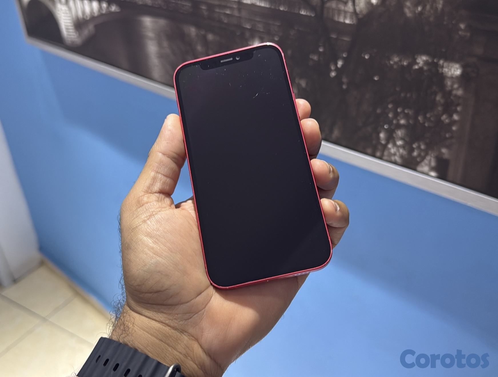 celulares y tabletas - iPhone 12 Normal 64GB Red Usado, Desi RD$ 15,800 N 2