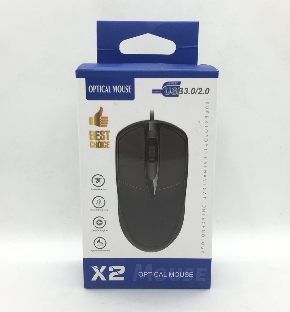 accesorios para electronica - MOUSE OPTICAL X2 0