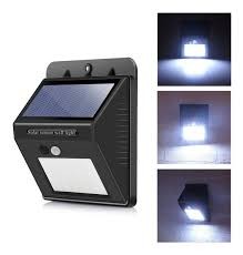 herramientas, jardines y exterior - Luz Solar LED para exteriores, lámpara recargable con Sensor de movimiento  1