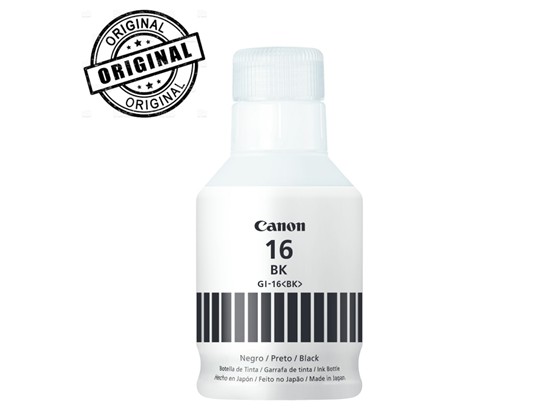 impresoras y scanners - BOTELLA DE TINTA CANON GI-16 NEGRO, USAR  CON MAXIFY GX6010 / GX7010 0