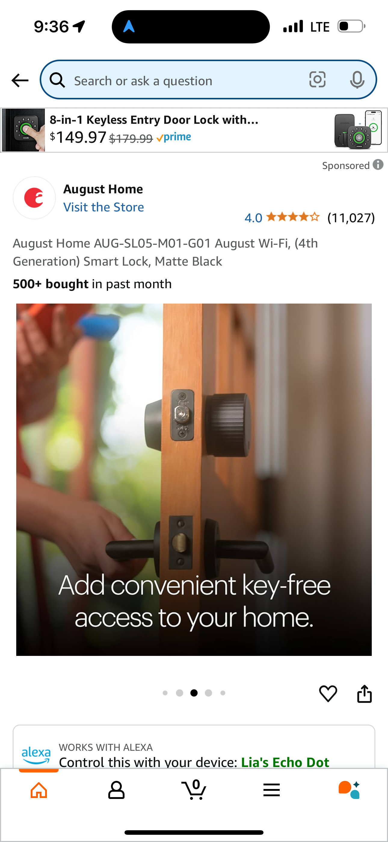 otros electronicos - Cerradura WIFI Smartlock NUEVA! 6