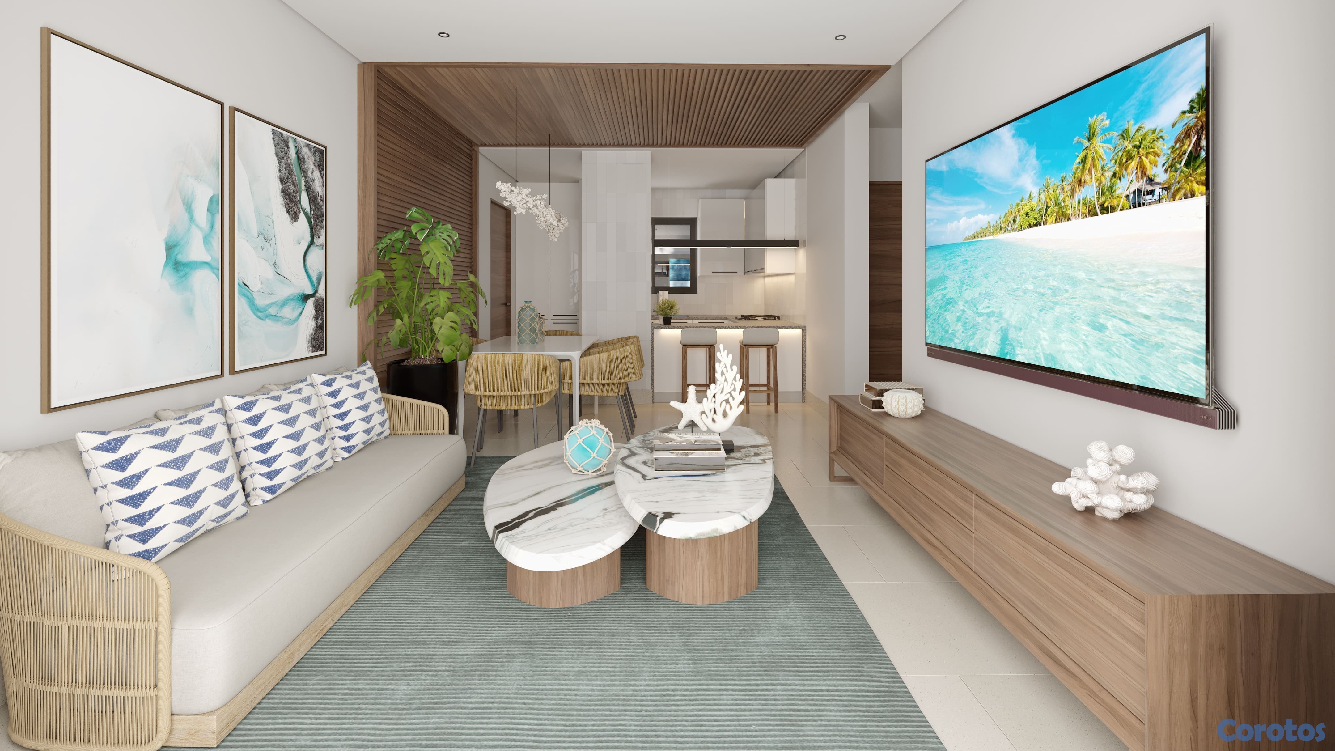 apartamentos - Apto. de 2 habitaciones en Vista Cana 5