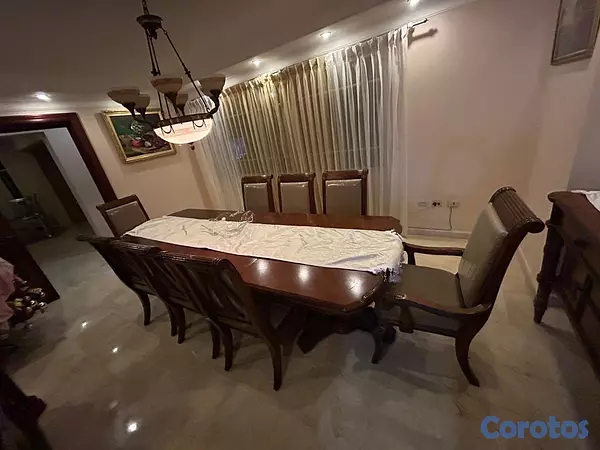 cocina - Comedor de Cerezo Extensible para 8 Personas con Aparador 3
