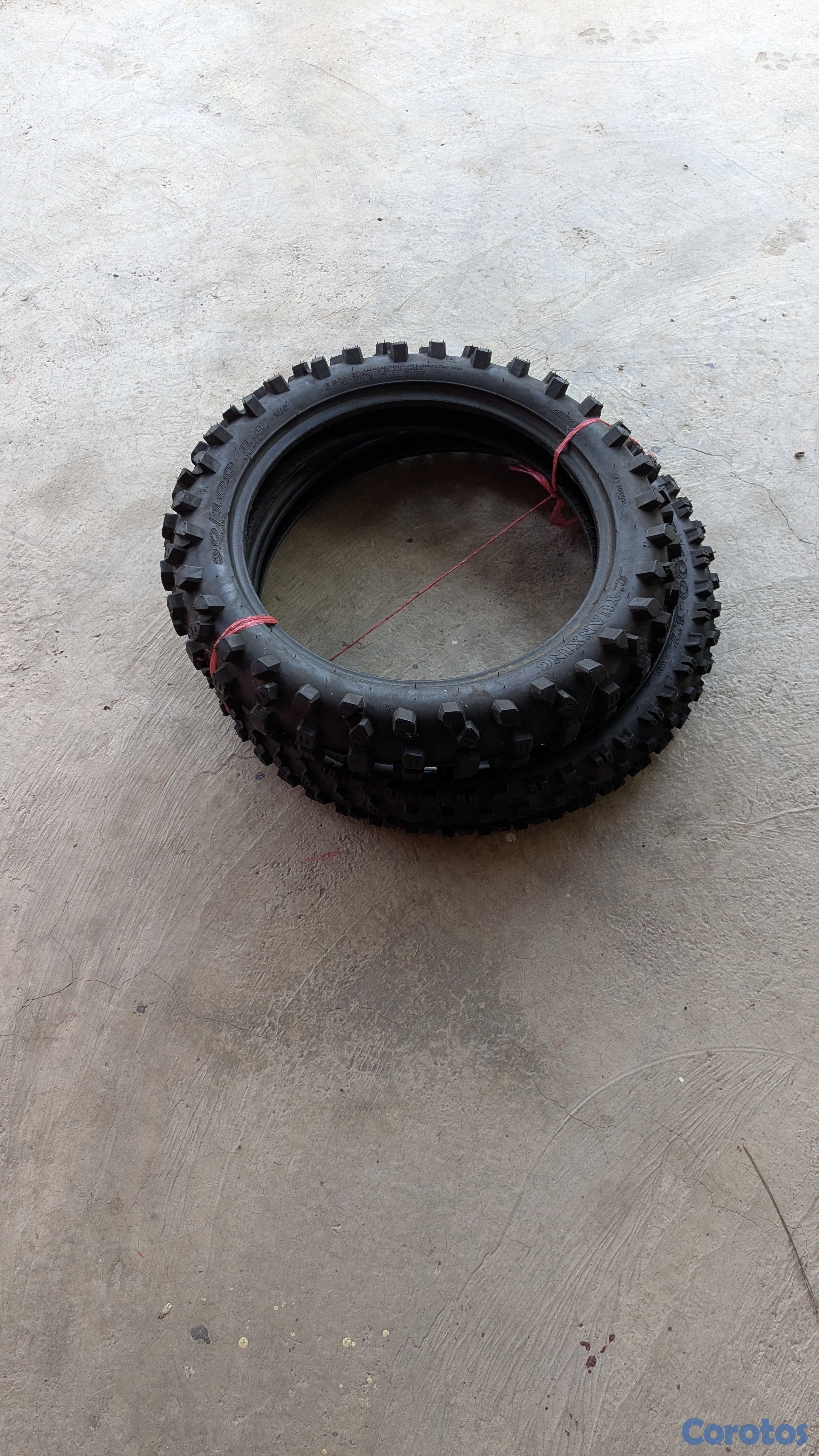 motores y pasolas - Goma de taco para moto cross 4